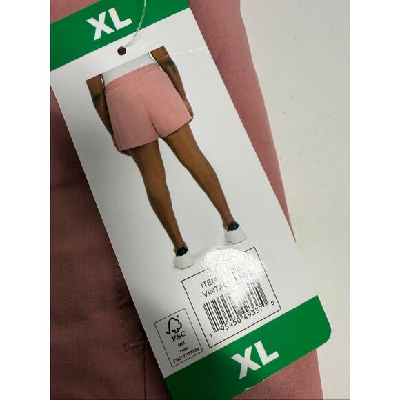 NWT Pacific Trail Women's Athletic Shorts Front /Side Pockets Dust Pink Size XL - Picture 3 of 9